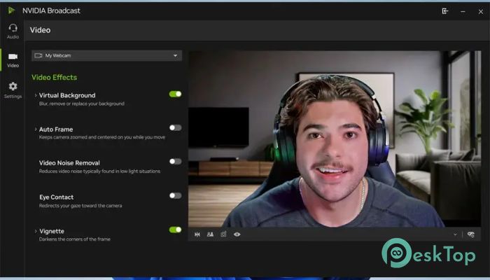 Скачать NVIDIA Broadcast 2.0.2.31240911 полная версия активирована бесплатно