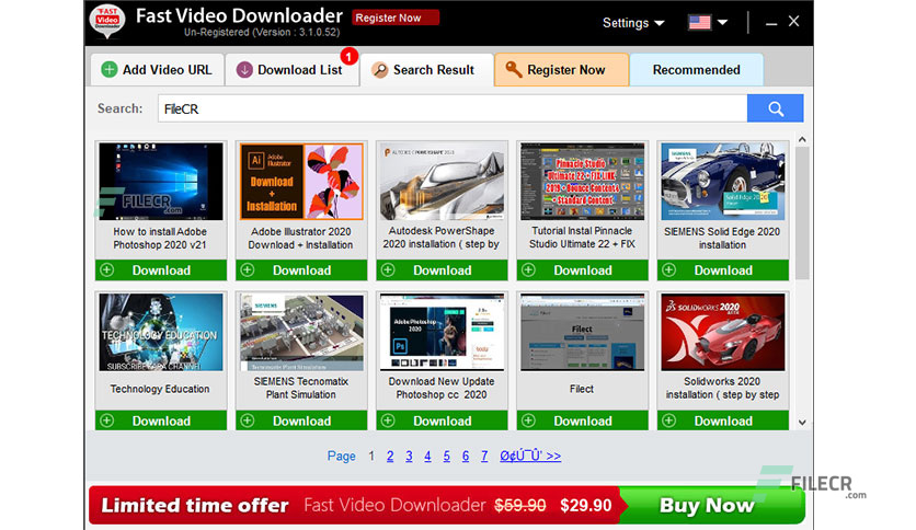 downloading Fast Video Downloader 4.0.0.54