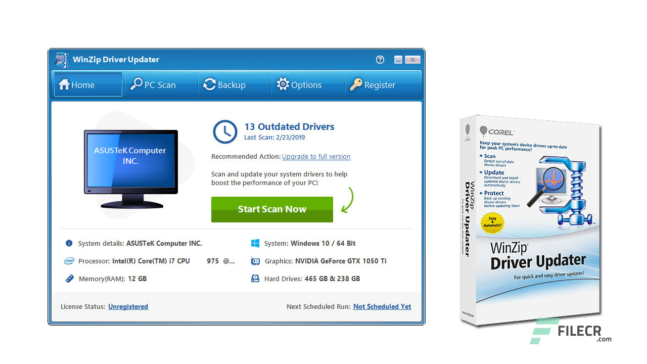 WinZip Driver Updater 5.42.2.10 free instals