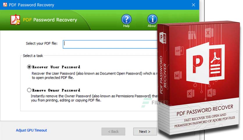 recover pdf password online