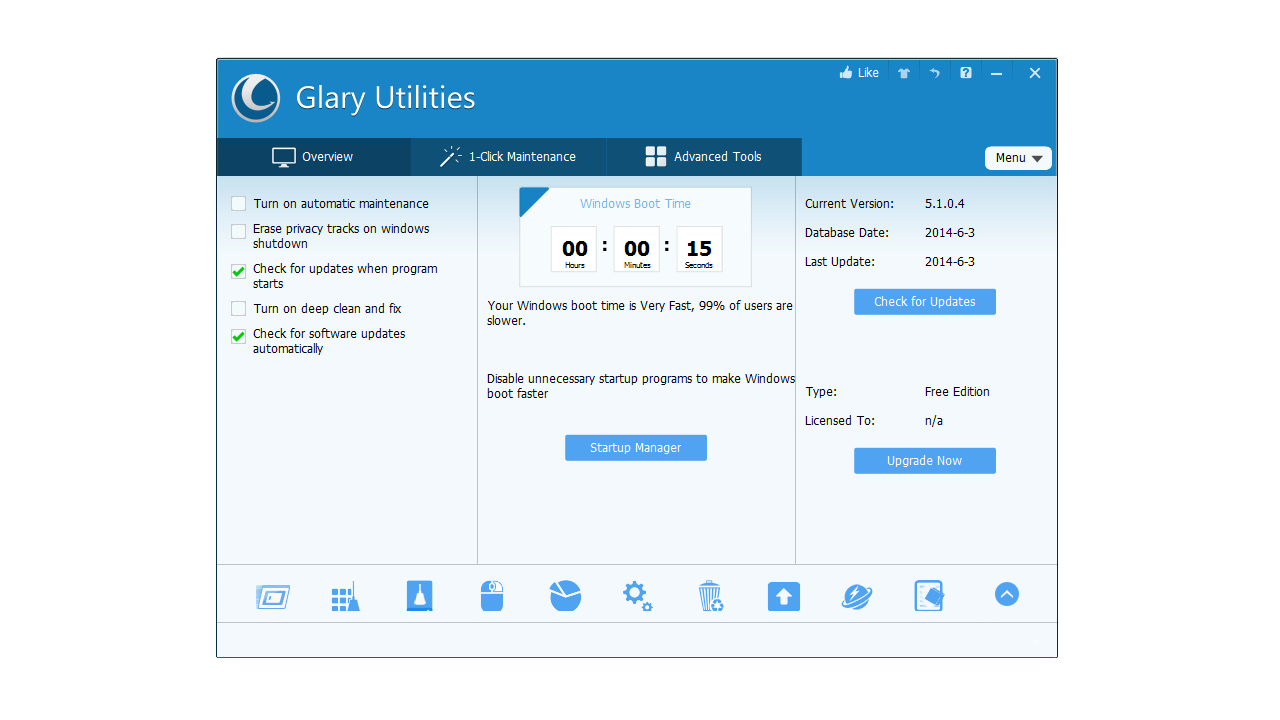 free downloads Glary Utilities Pro 5.207.0.236