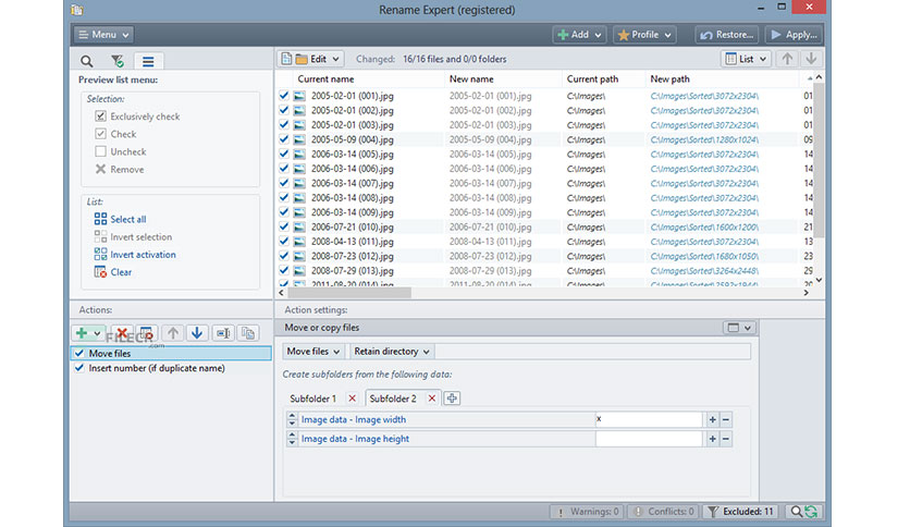 download the new Gillmeister Rename Expert 5.31.2