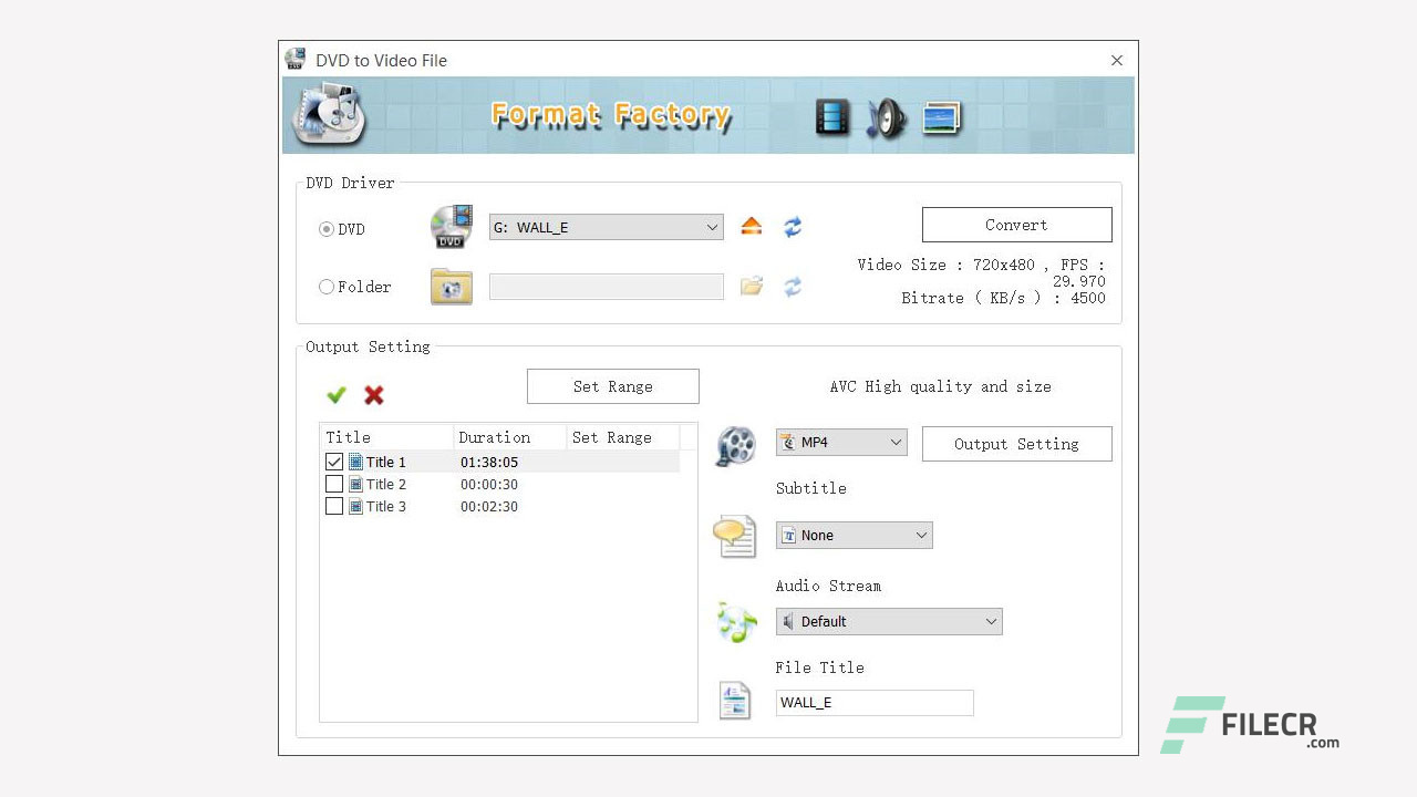 Format Factory 5.15.0 download the new version for windows