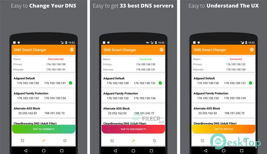 DNS Smart Changer – Web content blocker and filter