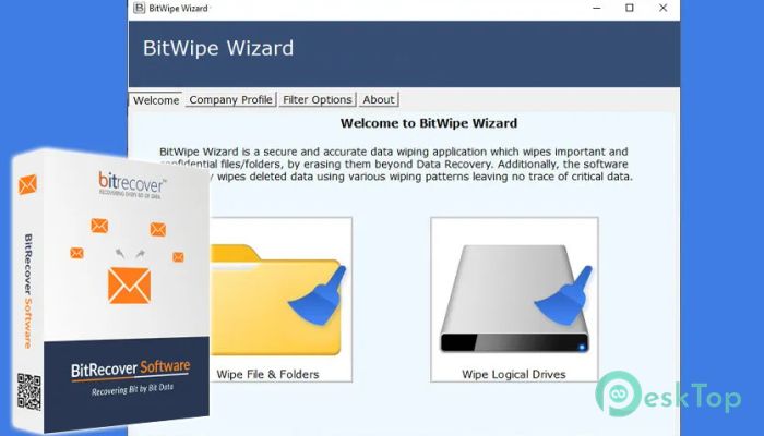  تحميل برنامج BitRecover BitWipe Wizard 6.2 برابط مباشر
