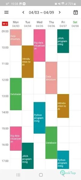 Class Timetable - Lesson Manager