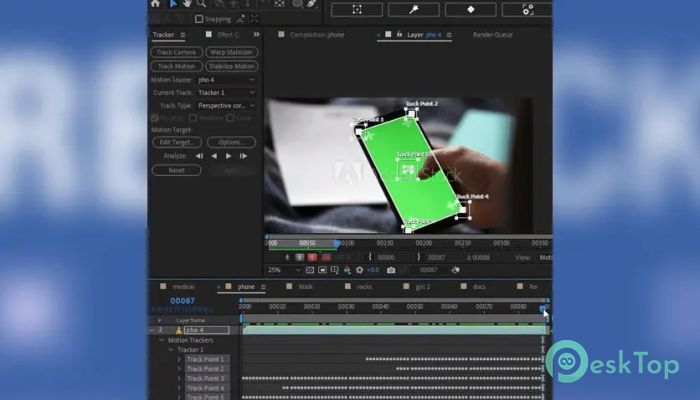 Скачать Aescripts ReTrack 2.1.3 for After Effects полная версия активирована бесплатно