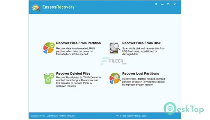 Download Eassos Recovery  4.4.0.435 Free Full Activated