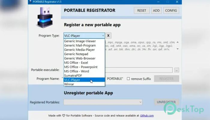 下载 Portable Registrator 1.5 免费完整激活版