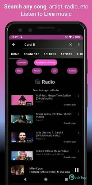 Video Music Player Downloader 1.208 APK MOD Unlocked (Full) Free Download