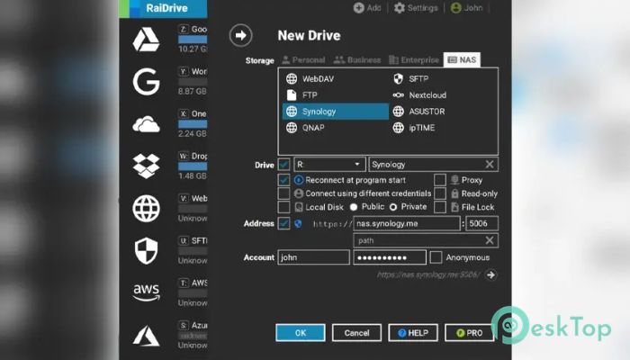 Télécharger OpenBoxLab RaiDrive 1.0 Gratuitement Activé Complètement