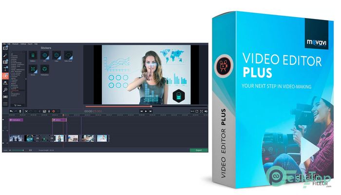 Movavi Video Editor Plus 22.4.1 Tam Sürüm Aktif Edilmiş Ücretsiz İndir