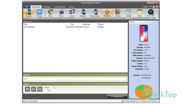 iDevice Manager Pro Edition 10.8.2.0 完全アクティベート版を無料でダウンロード