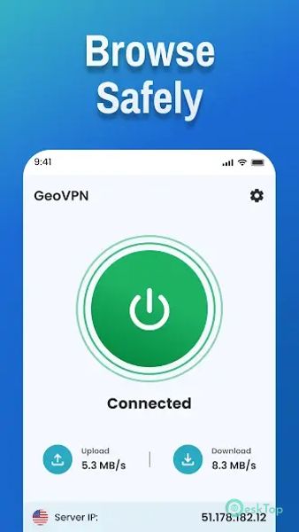GeoVPN: Fast & Secure VPN 3.6.4 APK MOD تحميل مجاني كامل