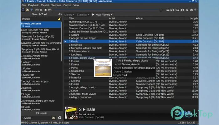 Audacious Media Player 4.5.1 Tam Sürüm Aktif Edilmiş Ücretsiz İndir