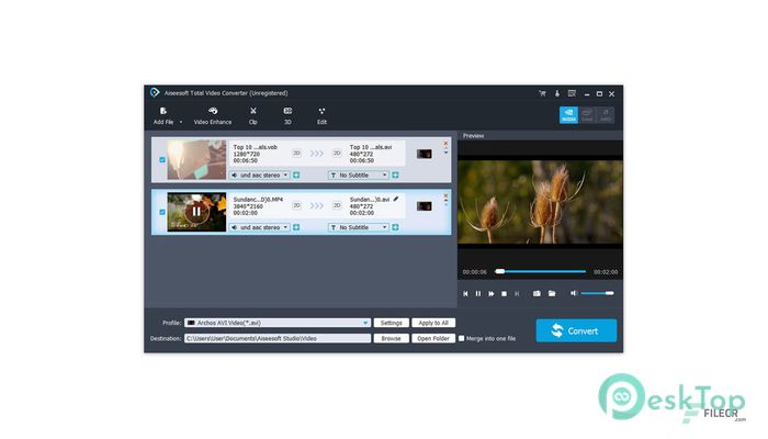 Aiseesoft Total Video Converter 9.2.58 Tam Sürüm Aktif Edilmiş Ücretsiz İndir