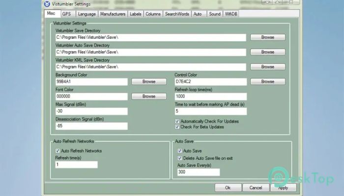 Vistumbler  10.10.1 मुफ्त पूर्ण सक्रिय डाउनलोड