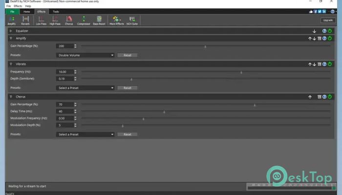 DeskFX Free Audio Enhancer Software