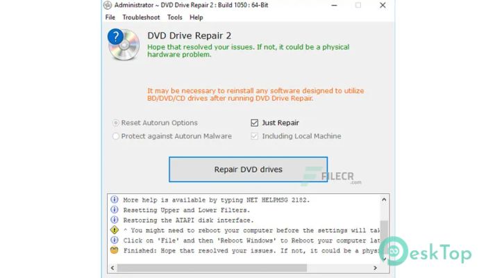  تحميل برنامج DVD Drive Repair 9.2.3.2899 برابط مباشر