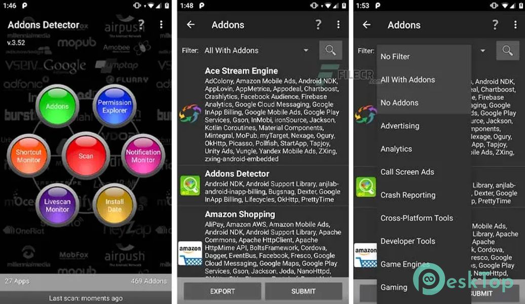 Addons Detector 3.96 APK MOD تحميل مجاني كامل