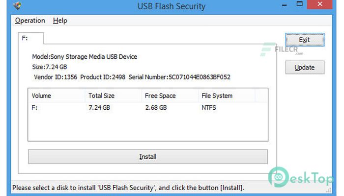 Télécharger USB Flash Security Free 5.1.0.26 Gratuitement Activé Complètement