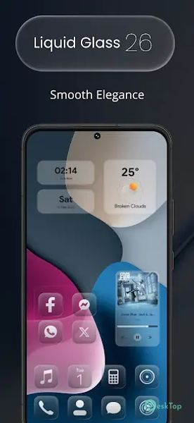 Liquid Glass 26 Icon Pack 1.6 APK MOD Полная бесплатная загрузка