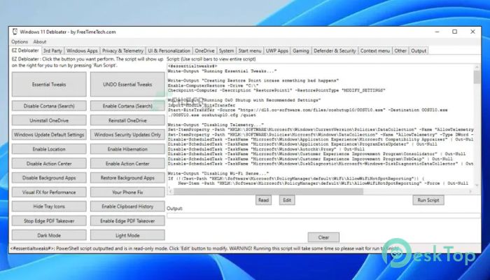 Download Windows 11 Debloater 1.9.1 Free Full Activated