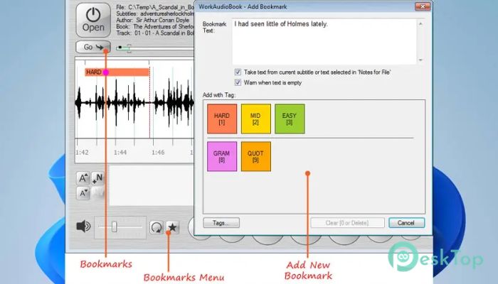 Скачать WorkAudioBook 4.7 полная версия активирована бесплатно