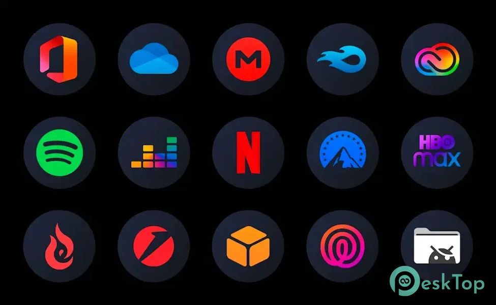 Télécharger iPlum - Icon Pack (Round) 7.6 APK MOD Gratuitement et Complet
