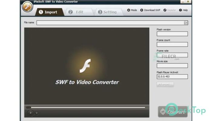 iPixSoft SWF to Video Converter 5.0.0 完全アクティベート版を無料でダウンロード