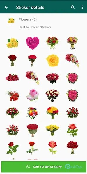 Télécharger Flowers Stickers for WhatsApp 3.0 APK MOD Gratuitement et Complet