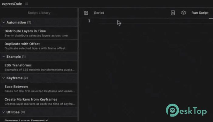 Download Aescripts expressCode  1.1.1 Free Full Activated