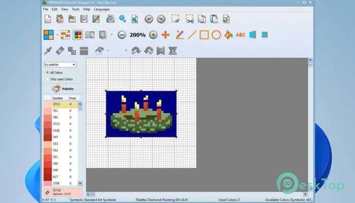 Ortmann Pixel Art Designer 6.9.1 Tam Sürüm Aktif Edilmiş Ücretsiz İndir