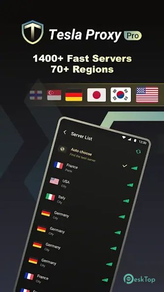 Télécharger Tesla Proxy Pro - Safe & Fast 1.3.020 APK MOD Gratuitement et Complet