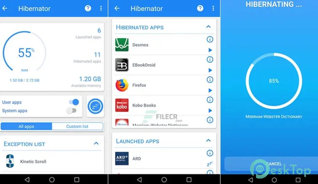 Hibernator: Force Stop Apps 2.54.16 build 5193 APK MOD Полная бесплатная загрузка