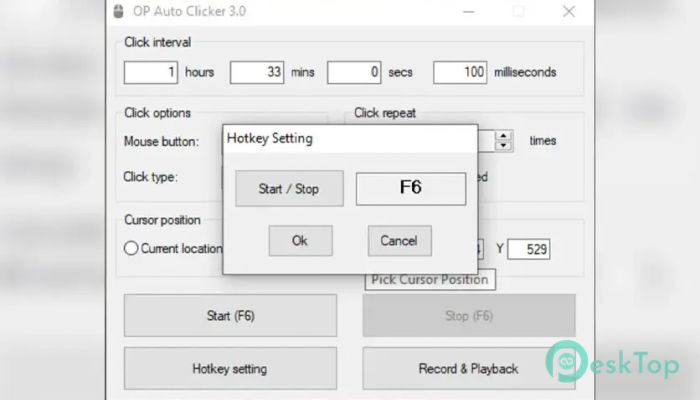 Télécharger OP Auto Clicker 1.0 Gratuitement Activé Complètement