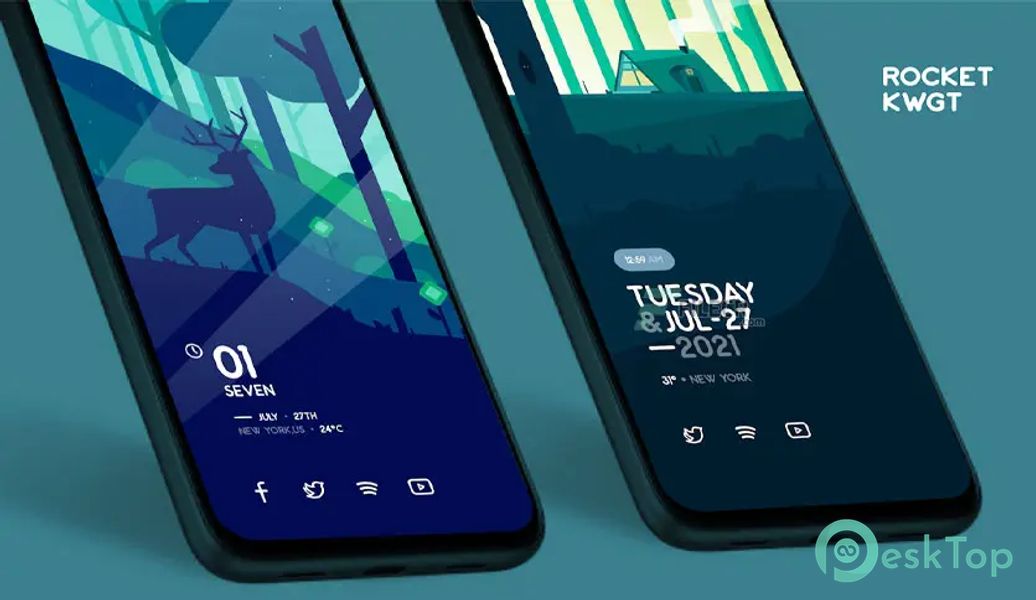 Rocket KWGT v2.2 APK MOD Tam Ücretsiz İndir