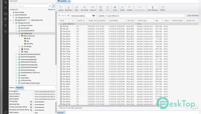 تحميل برنامج Microsoft Azure Storage Explorer 1.0 برابط مباشر
