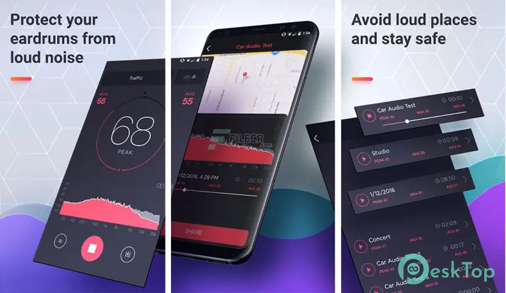 dB Meter – frequency analyzer decibel sound meter