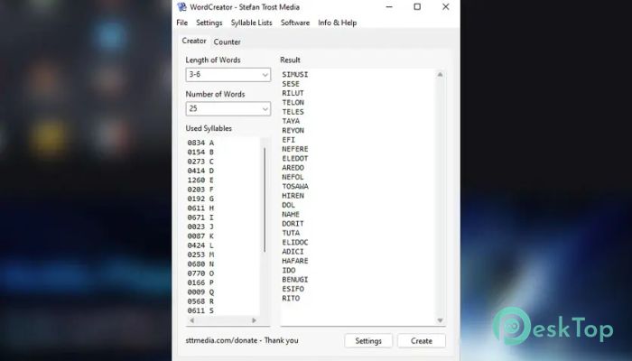 Download Stefan Trost WordCreator 1.0 Free Full Activated