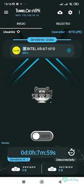 TunnelCad oVPN 0.7 APK MOD Descarga gratuita completa