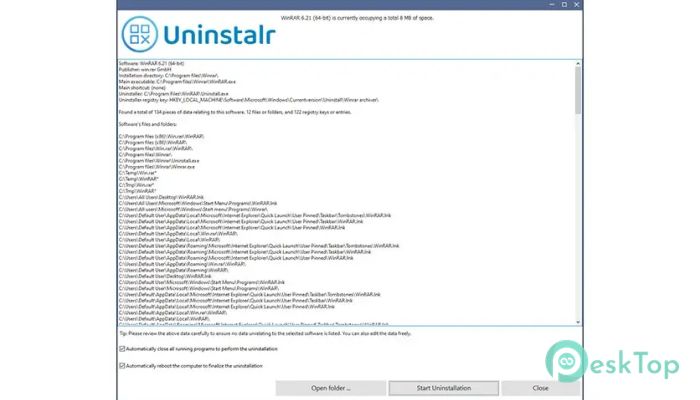 Macecraft Uninstalr 2.5 Tam Sürüm Aktif Edilmiş Ücretsiz İndir