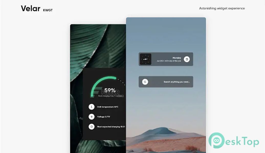 Velar KWGT v2.0 APK MOD Полная бесплатная загрузка