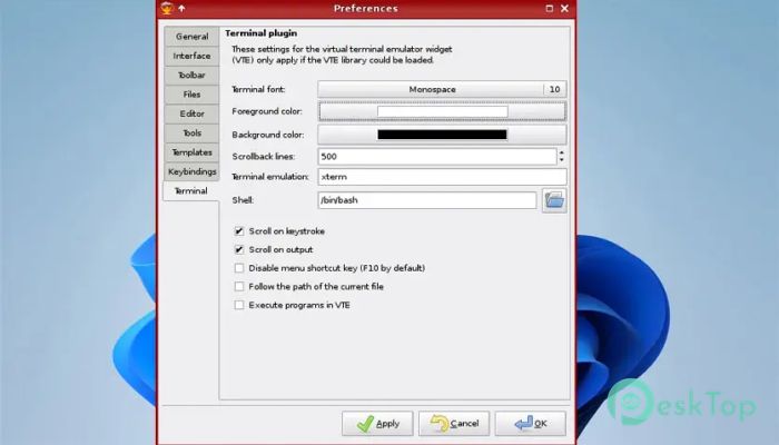 تحميل برنامج Geany  2.1 برابط مباشر