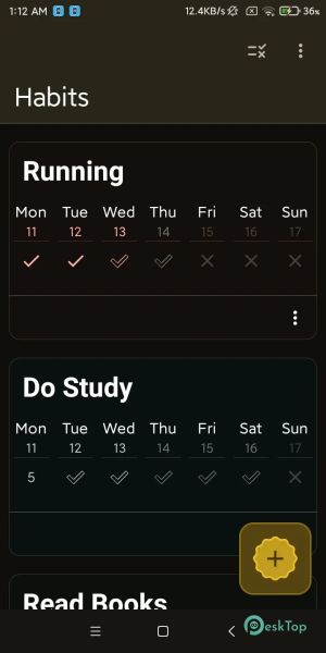 YA Habit Tracker 0.3.1 APK MOD フル無料ダウンロード