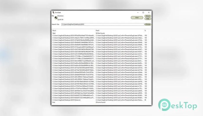 ACAPsoft TwinSeek 1.9 Tam Sürüm Aktif Edilmiş Ücretsiz İndir