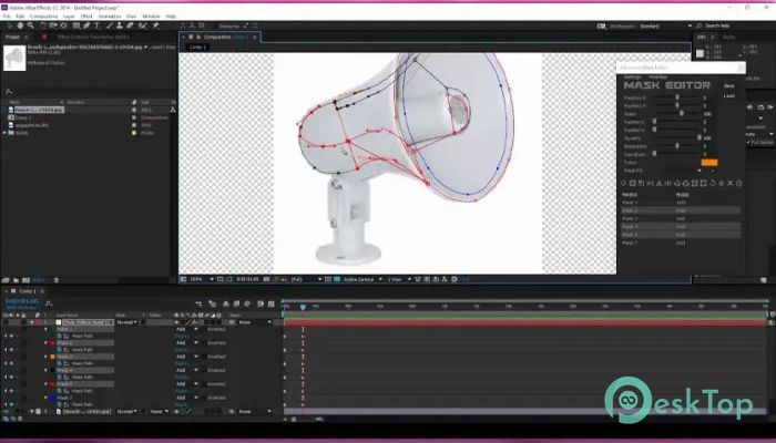 Aescripts Advanced Mask Editor 2.4 for After Effects 完全アクティベート版を無料でダウンロード