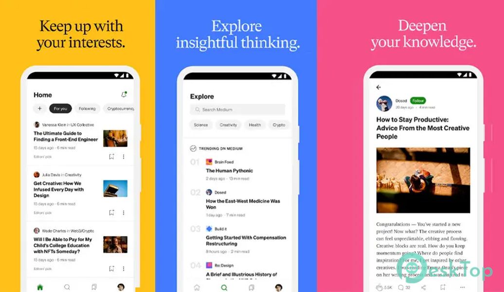 Medium v4.5.1151200 APK MOD Tam Ücretsiz İndir