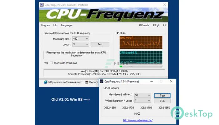  تحميل برنامج CpuFrequenz 3.51 برابط مباشر