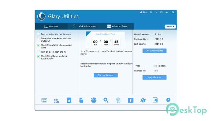  تحميل برنامج Glary Utilities Pro 5.185.0.214 برابط مباشر